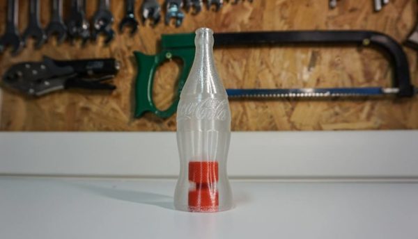 pla filamento crystal trasparente alessio bigini coke