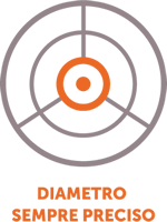 Diametro sempre preciso  Ogni bobina è controllata singolarmente e la calibrazione costante del diametro con un nostro specifico metodo  digitale-elettromeccanico,  garantisce la tolleranza di ± 0.02mm sul diametro,   con tale metodo  assicuriamo la costanza del flusso durante la Stampa 3D.