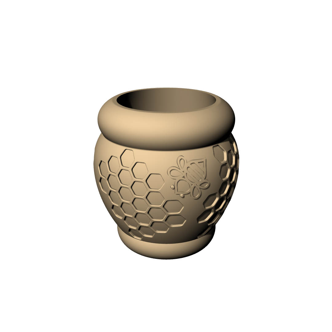 Download modelli 3d - Vaso Esa