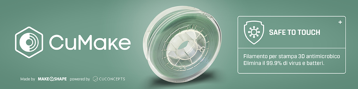 Filamento per Stampa 3D - CuMake Antimicrobico